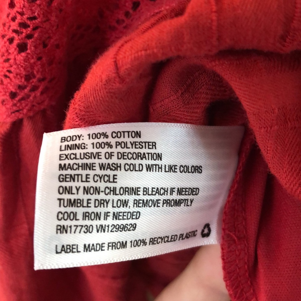 Red Mini Dress - Picture 6 of 6